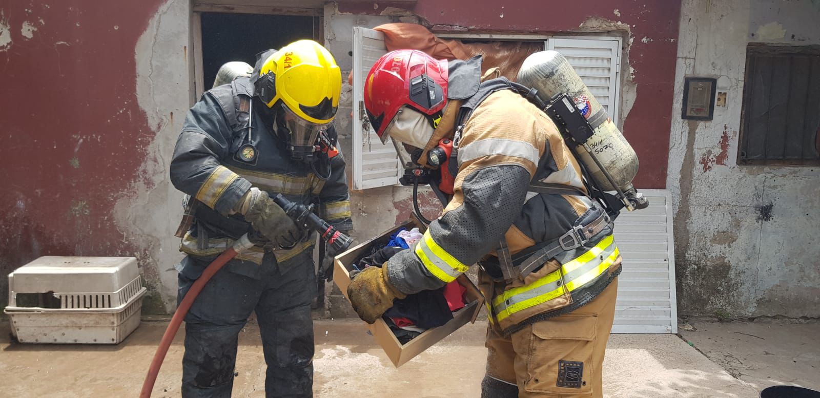 Morteros: importante incendio en una vivienda