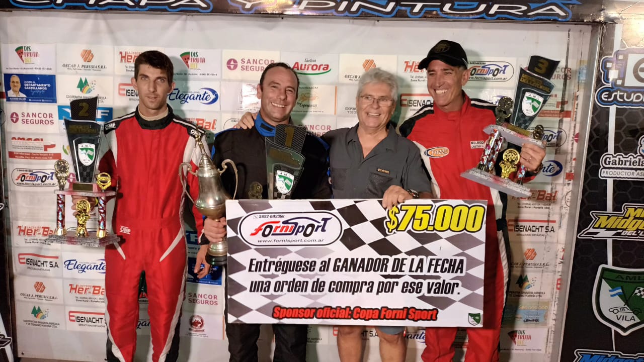 El morterense Lucas Torassa ganó por primera vez en el Midget del Litoral
