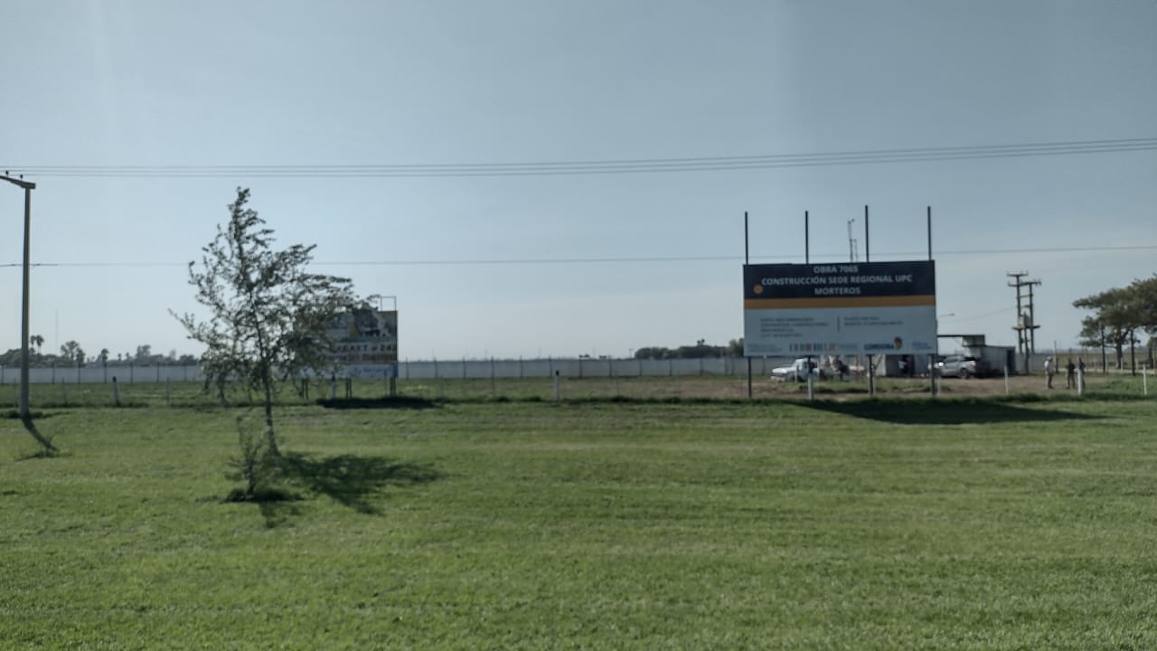 Morteros: comenzó la demarcación del terreno para la Universidad Provincial de Córdoba