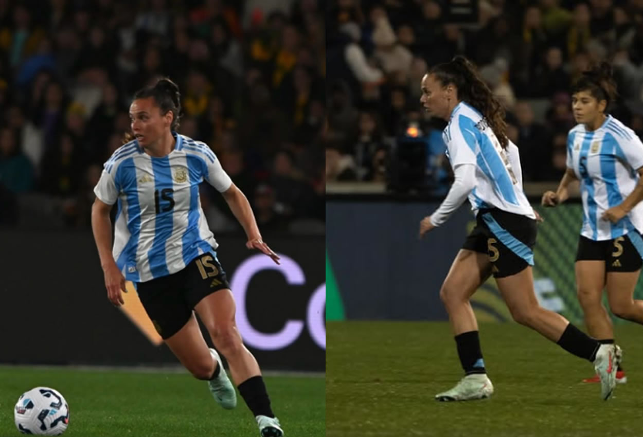 Florencia Bonsegundo volvió a vestir la celeste y blanca