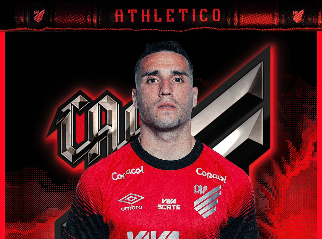 Gastón Benavídez debutó en Athletico Paranaense y sumó sus primeros minutos en el fútbol brasileño