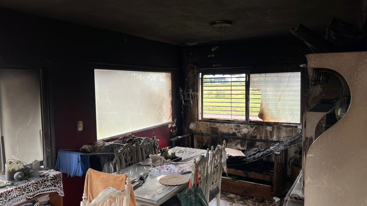 Morteros: Bomberos intervinieron en un incendio de una vivienda