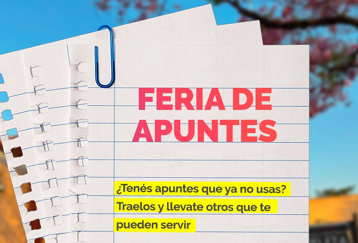 Morteros: El Centro de Estudiantes de la UPC Ezpeleta lanza una feria de apuntes