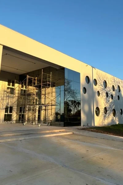 La sede de la Universidad Provincial en Morteros ya alcanza un 84% de avance