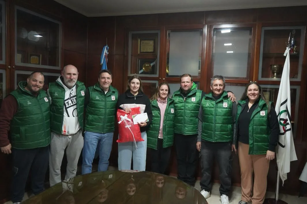 Tiro Federal distinguió a Lucas Ponce y a la tenista Angelina Assis