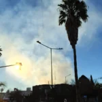 ¿A qué se debe el humo que se observa en el noroeste de Morteros?