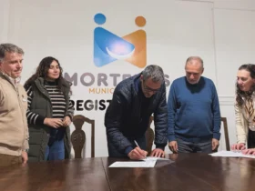 Municipio firmó un convenio con la Mutual del Club Tiro Federal y Deportivo Morteros