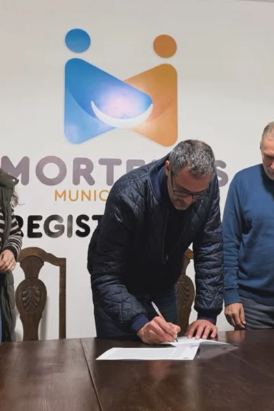 Municipio firmó un convenio con la Mutual del Club Tiro Federal y Deportivo Morteros