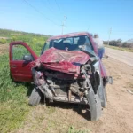 Accidente en la Ruta Provincial N.º 1: chocaron un colectivo y una camioneta