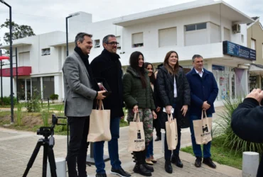 Morteros: inauguraron las obras del Pasaje Caselle Torinese