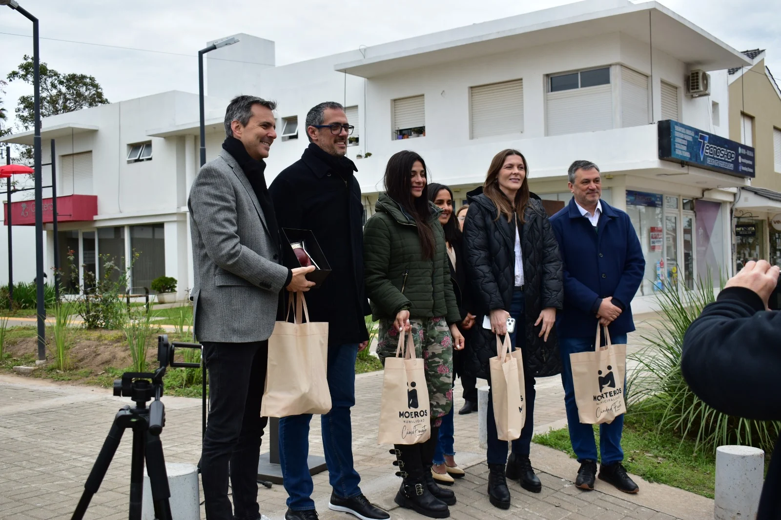 Morteros: inauguraron las obras del Pasaje Caselle Torinese