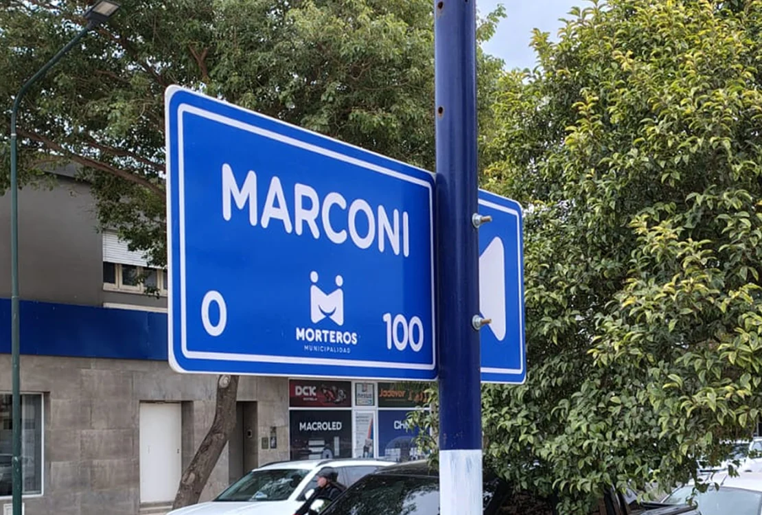 Morteros: En calle Marconi se dejará de permitir el estacionamiento en doble mano