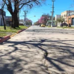 Morteros: señalizaron los sectores habilitados para estacionar en Bv. Eva Perón