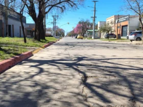 Morteros: señalizaron los sectores habilitados para estacionar en Bv. Eva Perón