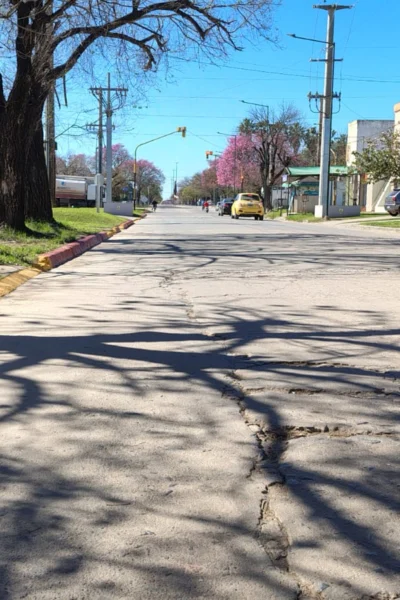 Morteros: señalizaron los sectores habilitados para estacionar en Bv. Eva Perón
