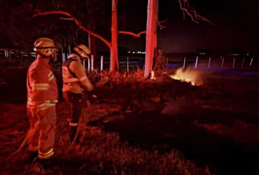 Bomberos de Morteros trabajaron en dos incendios durante la noche del martes