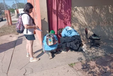 Jóvenes del Grupo Scouts Ansenuza de Morteros realizaron mediciones para construir compuertas contra el ingreso de agua
