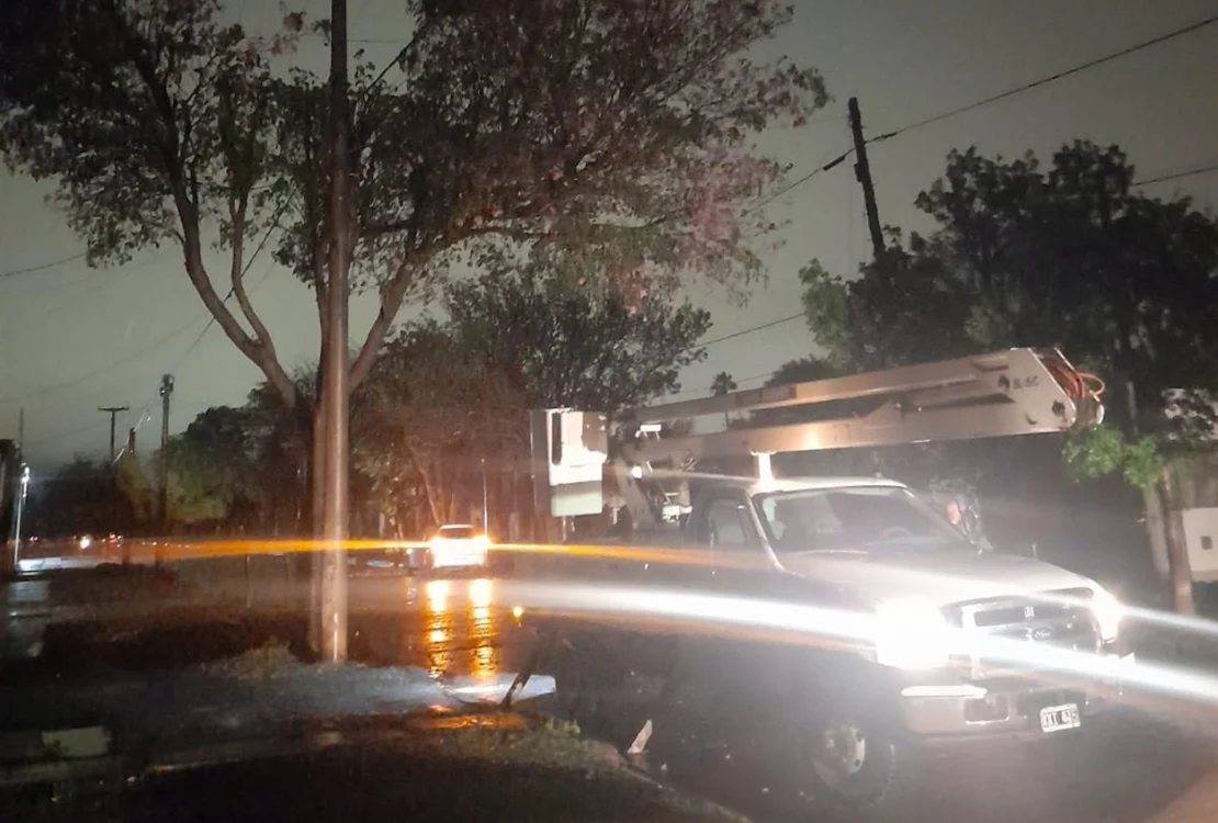 CoopMorteros explicó la falla que dejó sin luz a varios sectores durante la tormenta