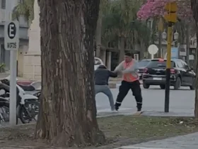 Un inspector de Tránsito fue agredido por un motociclista en pleno centro de Morteros