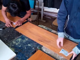 Morteros: Alumnos de del IPEMYT 286 fabricaron compuertas para prevenir el ingreso de agua en viviendas