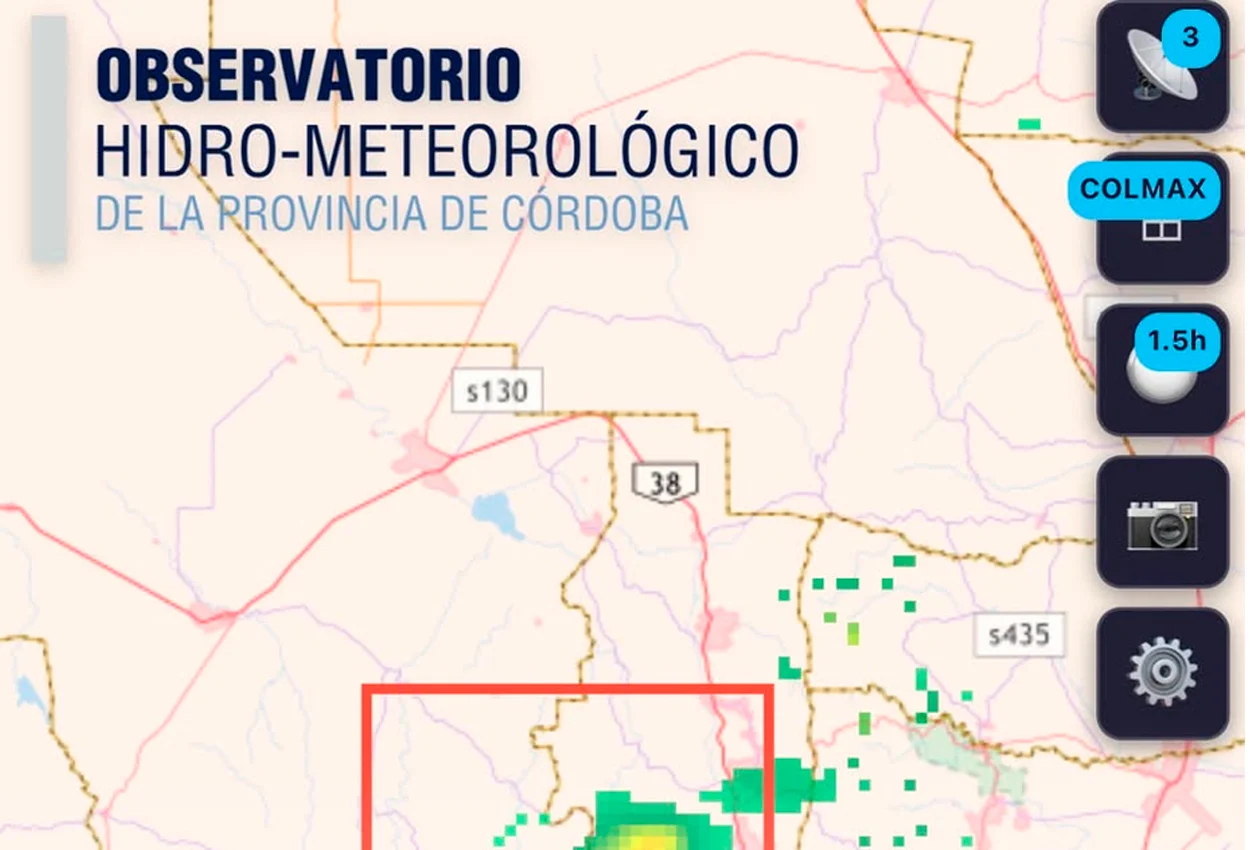 El Observatorio Hidrometeorológico de Córdoba abrió un canal por WhatsApp para compartir información