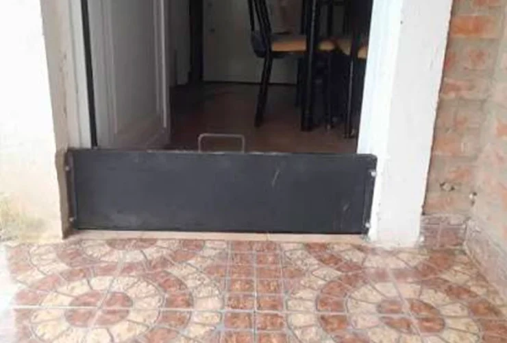 Morteros: difunden recomendaciones para instalar compuertas contra inundaciones